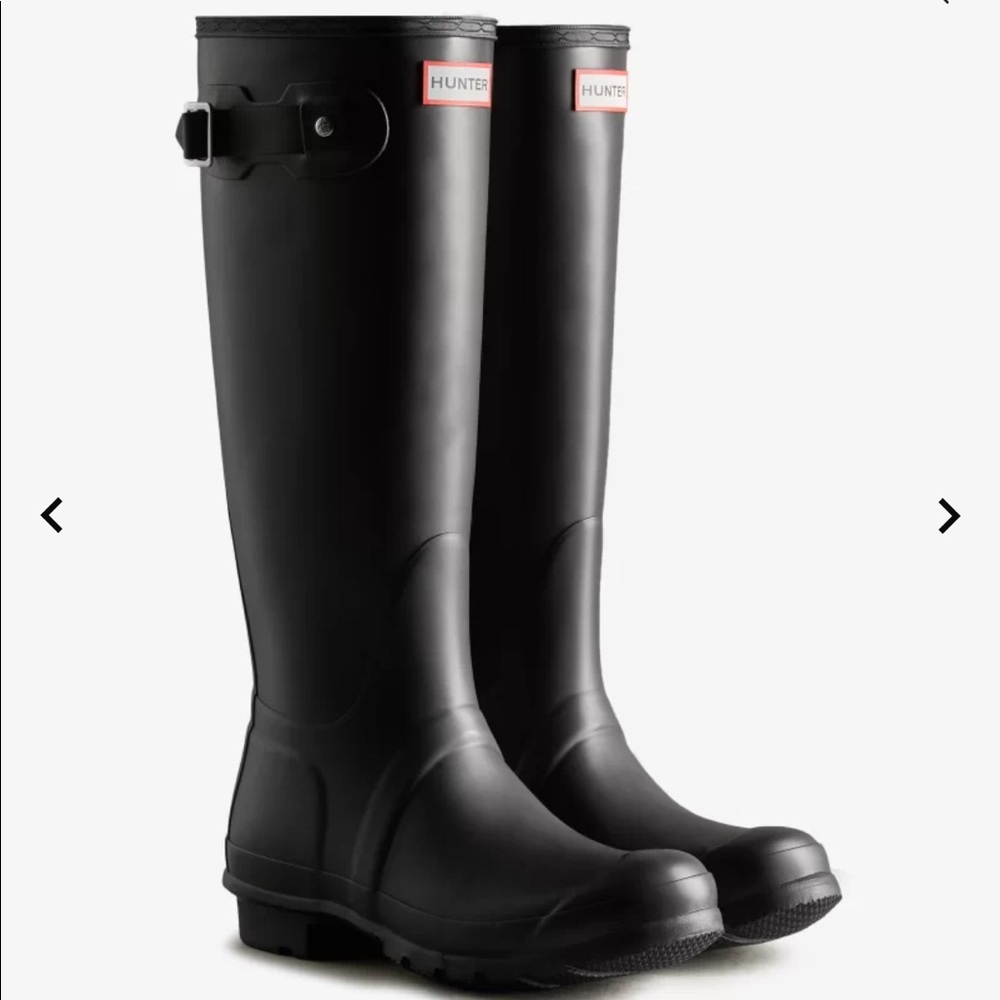Hunter Tall Black Rain boots